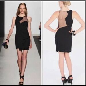 BCBGMaxAzria Runway Black Asymmetrical Dress (size 2)